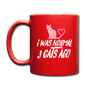 I Was Normal 3 Cats Ago - White - Full Color Mug - red