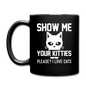 Show Me Your Kitties - White - Full Color Mug - black