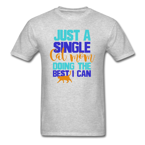 Single Cat Mom - Unisex Classic T-Shirt - heather gray