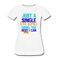 Single Cat Mom - Women’s Premium T-Shirt - white