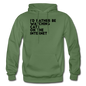 I'd Rather Be Watching Cats - Gildan Heavy Blend Adult Hoodie - military green