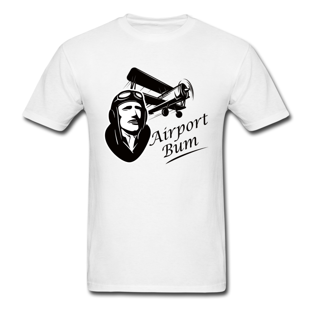 Airport Bum - Unisex Classic T-Shirt - white