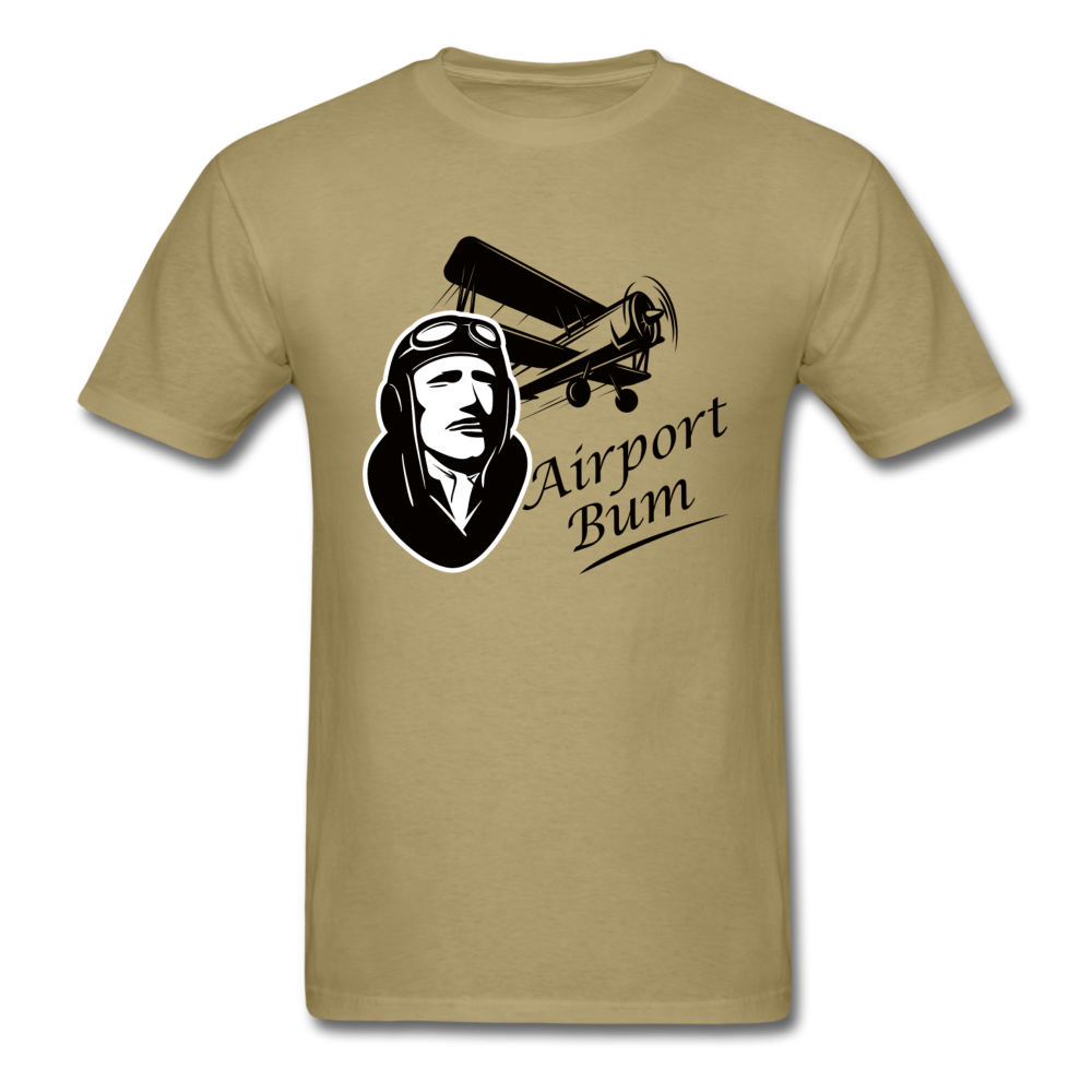 Airport Bum - Unisex Classic T-Shirt - khaki