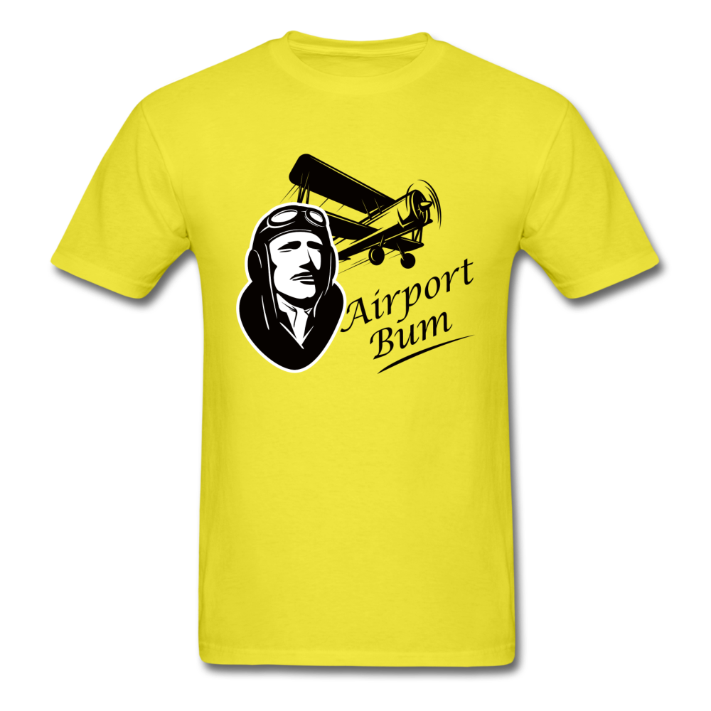 Airport Bum - Unisex Classic T-Shirt - yellow