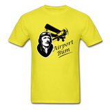 Airport Bum - Unisex Classic T-Shirt - yellow