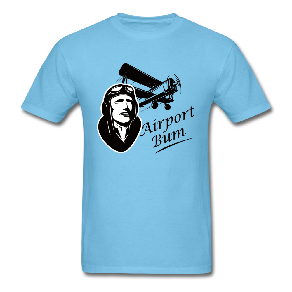 Airport Bum - Unisex Classic T-Shirt - aquatic blue