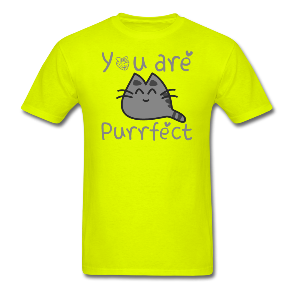 You Are Purrfect - Unisex Classic T-Shirt - safety green