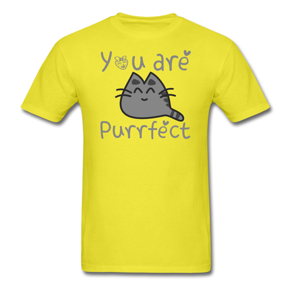 You Are Purrfect - Unisex Classic T-Shirt - yellow