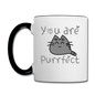 You Are Purrfect - Contrast Coffee Mug - white/black