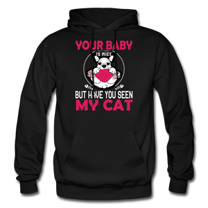 Have You Seen My Cat - Gildan Heavy Blend Adult Hoodie - turquoise