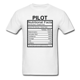 Pilot Nutritional Facts - Unisex Classic T-Shirt - white