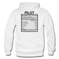 Pilot Nutritional Facts - Gildan Heavy Blend Adult Hoodie - white