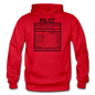 Pilot Nutritional Facts - Gildan Heavy Blend Adult Hoodie - red