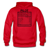 Pilot Nutritional Facts - Gildan Heavy Blend Adult Hoodie - red