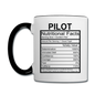 Pilot Nutritional Facts - Contrast Coffee Mug - white/black