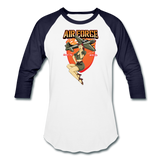 Air Force - Pinup - Baseball T-Shirt - white/navy