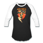 Air Force - Pinup - Baseball T-Shirt - black/white