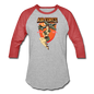 Air Force - Pinup - Baseball T-Shirt - heather gray/red