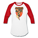 Air Force - Pinup - Baseball T-Shirt - white/red