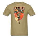 Air Force - Pinup - Unisex Classic T-Shirt - khaki