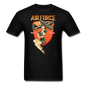 Air Force - Pinup - Unisex Classic T-Shirt - black