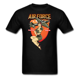 Air Force - Pinup - Unisex Classic T-Shirt - black