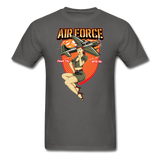 Air Force - Pinup - Unisex Classic T-Shirt - charcoal