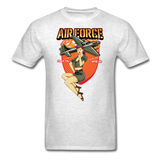 Air Force - Pinup - Unisex Classic T-Shirt - light heather gray
