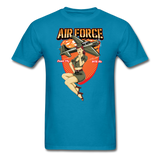 Air Force - Pinup - Unisex Classic T-Shirt - turquoise