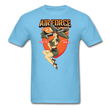 Air Force - Pinup - Unisex Classic T-Shirt - aquatic blue