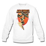 Air Force - Pinup - Crewneck Sweatshirt - white