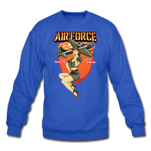 Air Force - Pinup - Crewneck Sweatshirt - royal blue