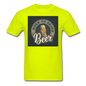 Born to Drink Beer - Men's T-Shirt - safety green