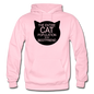 Cats - My Best Friends - Black - Gildan Heavy Blend Adult Hoodie - light pink