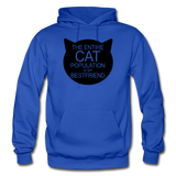 Cats - My Best Friends - Black - Gildan Heavy Blend Adult Hoodie - royal blue