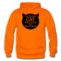 Cats - My Best Friends - Black - Gildan Heavy Blend Adult Hoodie - orange