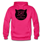 Cats - My Best Friends - Black - Gildan Heavy Blend Adult Hoodie - fuchsia