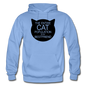 Cats - My Best Friends - Black - Gildan Heavy Blend Adult Hoodie - carolina blue