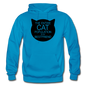 Cats - My Best Friends - Black - Gildan Heavy Blend Adult Hoodie - turquoise