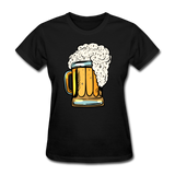 Foamy Beer Mug - Women's T-Shirt - black