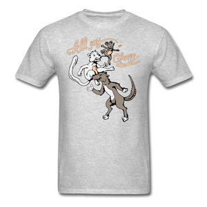 Cat, Dog, Mouse And Cheese - Unisex Classic T-Shirt - heather gray