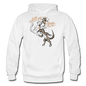 Cat, Dog, Mouse And Cheese - Gildan Heavy Blend Adult Hoodie - white