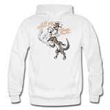 Cat, Dog, Mouse And Cheese - Gildan Heavy Blend Adult Hoodie - white