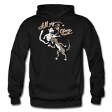 Cat, Dog, Mouse And Cheese - Gildan Heavy Blend Adult Hoodie - black