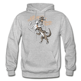 Cat, Dog, Mouse And Cheese - Gildan Heavy Blend Adult Hoodie - heather gray