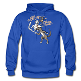 Cat, Dog, Mouse And Cheese - Gildan Heavy Blend Adult Hoodie - royal blue