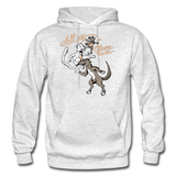 Cat, Dog, Mouse And Cheese - Gildan Heavy Blend Adult Hoodie - light heather gray
