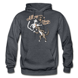 Cat, Dog, Mouse And Cheese - Gildan Heavy Blend Adult Hoodie - charcoal gray