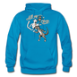 Cat, Dog, Mouse And Cheese - Gildan Heavy Blend Adult Hoodie - turquoise