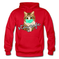 Stay Safe Cat - Gildan Heavy Blend Adult Hoodie - red